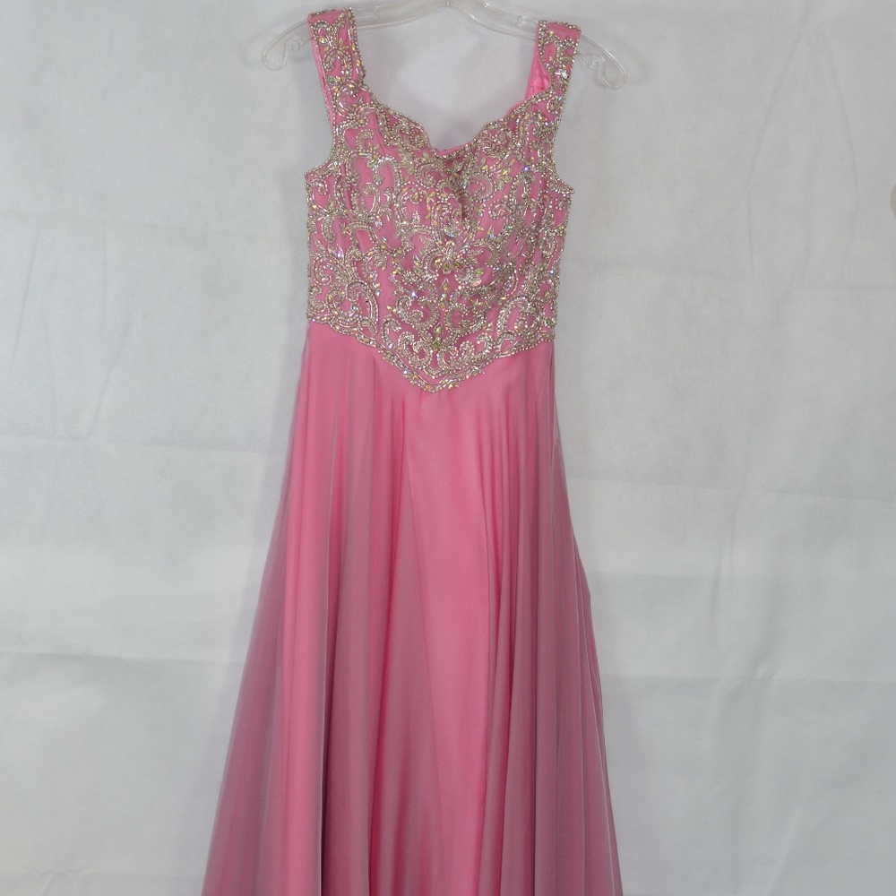 Beaded/Sequined/Rhinestone Formal Dress by Colette Mon Cheri SZ 2